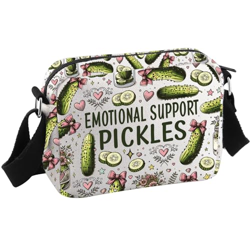 JTOUK Gurkenliebhaber, Geschenk, Konserven-Enthusiasten, Geschenk, emotionale Unterstützung, Gurken, Umhängetasche, Support Pickles Hkb Eu, 8.27 Inches × 5.91 Inches × 0.79 Inches JTOUK Gurkenliebhaber, Geschenk, Konserven-Enthusiasten, Geschenk, emotionale Unterstützung, Gurken, Umhängetasche, Support Pickles Hkb Eu, 8.27 Inches × 5.91 Inches × 0.79 Inches von JTOUK