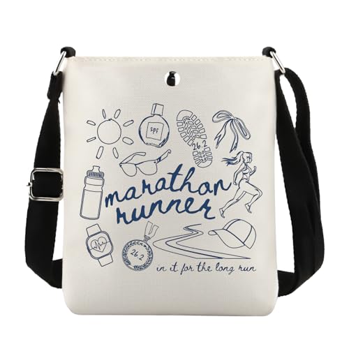 JTOUK Marathon Runner Crossbody Bag Runner Running Gift Run Sport Lover Merch Sportliches Geschenk, Runner Cb EU, 8.27 Inches ×6.5 Inches × 0.79 Inches von JTOUK