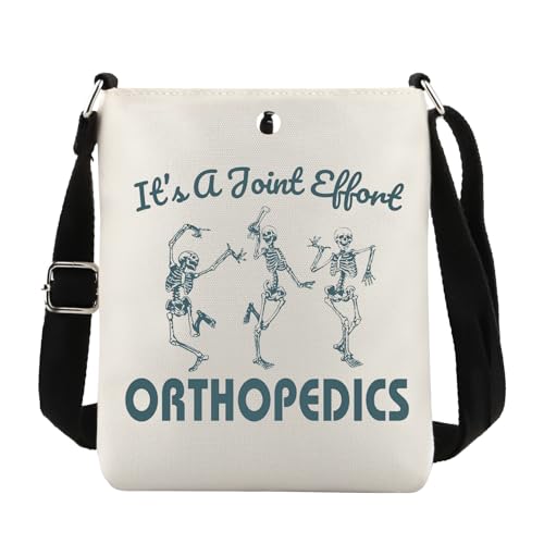 Orthopäde Specialist Crossbody Bag Ortho Tech Merch Joint Doctor Geschenk Skelett Charm Geschenk, Orthopädie Cb EU, 8.27 Inches ×6.5 Inches × 0.79 Inches von JTOUK