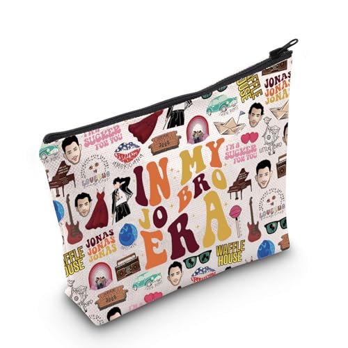 Rockband Make-up-Tasche Musikband Geschenk Vintage Boy Band Geschenk Sänger Konzert Geschenk, Jobro Era Bag EU, Kosmetiktasche mit Aufdruck von JTOUK