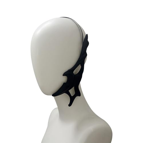 Flache Clip Haarnadel Anime Horn Halloween Kopfbedeckungen Clip Elegant Anime Dark Hair Clip Foto Requisiten von JTQYFI