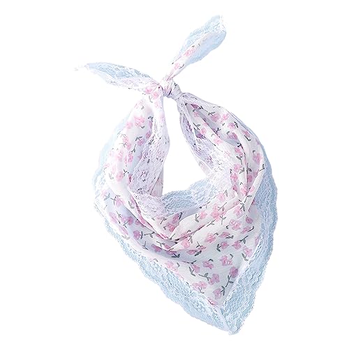 JTQYFI Heißes Weißes Spitzen Bandana Für Mädchen Sommer Sonnenfester Turban Raffhalter Camping Kopftuch Schönes Mädchen Reise Haartuch Häkel Haarband Für Frauen Handgefertigtes Häkel Haarband Mit von JTQYFI