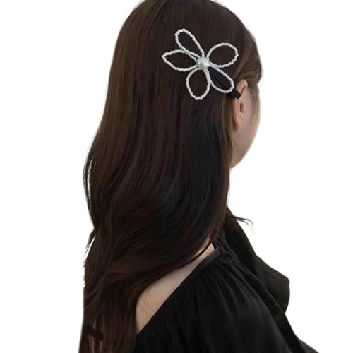 JTQYFI Exquisite Haarnadel Mit Geometrischer Blumen Haarspange Trendiger Haarschmuck Hohle Haarspangen Perfekt Für Modische Haarspangen Für Mädchen Und Frauen von JTQYFI