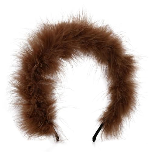 JTQYFI Feder Haarbänder Stirnband Weihnachts Haarband Partyzubehör Für Frauen Haarschmuck Kostümparty Stirnbänder Feder Stirnband von JTQYFI