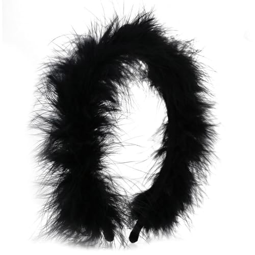 JTQYFI Feder Haarbänder Stirnband Weihnachts Haarband Partyzubehör Für Frauen Haarschmuck Kostümparty Stirnbänder Feder Stirnband von JTQYFI
