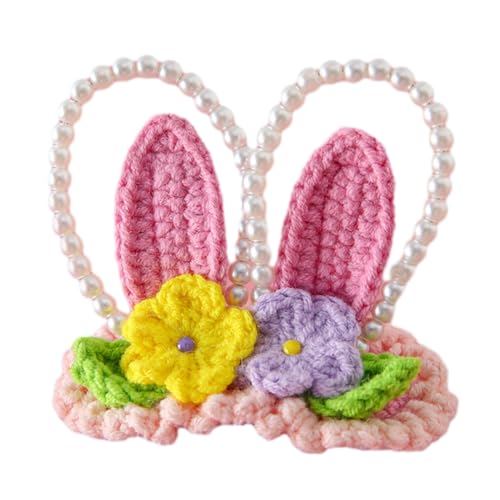 JTQYFI Modische Baby Haar Accessoires Gestrickte Woll Haarspange Mit Niedlichen Ohren Cartoon Strick Haarnadel Für Kleinkinder Kinder Pflege Haar Accessoires von JTQYFI