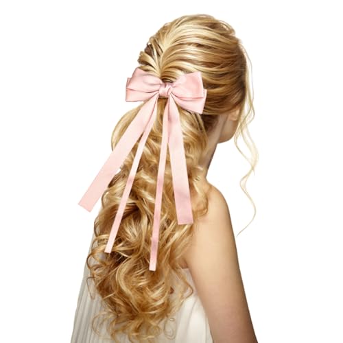 JTQYFI Süße Band Quasten Bowknot Haarspangen Frauen Haarnadel Mädchen Bögen Haarspangen Pferdeschwanz Clip Kopfbedeckung Lolitas Haarspangen von JTQYFI