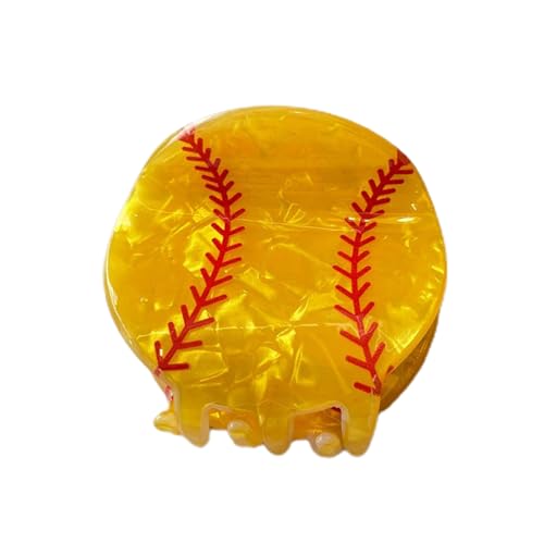 JTQYFI Tennis Haargriff Mädchen Acryl Haarklammer Klemme Dame Fußball Sport Haarspange Kopfschmuck Haarspange Ornament Basketball Kopfbedeckung Acryl Haarklammer Haarspange von JTQYFI