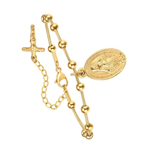 JTQYFI Vintage Minimalistische Frauenarmband Mit Schlangenkette Und Rosenkranzperlen Legierungs Schmuckkettenarmband Für Jeden Anlass JTQYFI Vintage Minimalistische Frauenarmband Mit Schlangenkette Und Rosenkranzperlen Legierungs Schmuckkettenarmband Für Jeden Anlass von JTQYFI