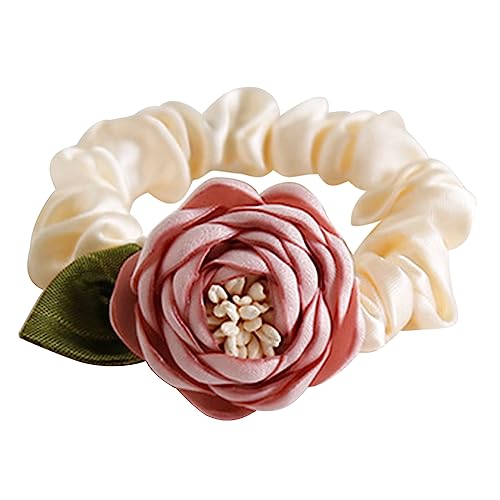 Vintage Blumen Haargummi Für Damen Haarknoten Haarteile Haargummis Weiblicher Kopfschmuck Teenager Mädchen Haar Styling Werkzeug Haar Accessoire Für Frauen von JTQYFI