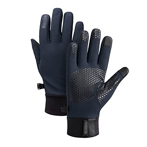 JTRHD Winter-Thermohandschuhe Winter im Freien warme Handschuhe Wasserabweisende Touchscreen laufend Radfahren w Unisex (Farbe : Blue, Size : XL) von JTRHD