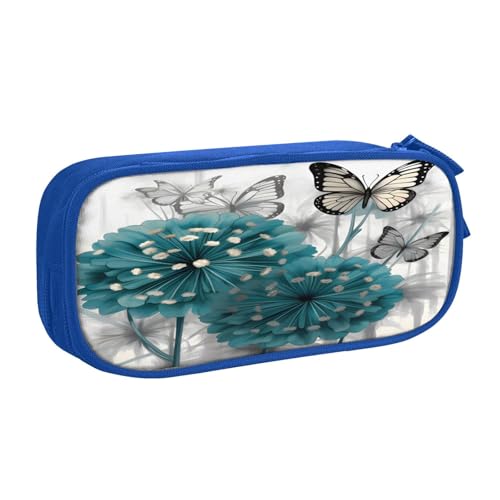 JTXSFYZPB Federmäppchen für Studenten, Mädchen, Jungen, niedliches Federmäppchen, großes Fassungsvermögen, Stifteetui mit Fächern, Doppelreißverschluss, Schreibwaren-Aufbewahrungs-Organizer (schwarz, von JTXSFYZPB