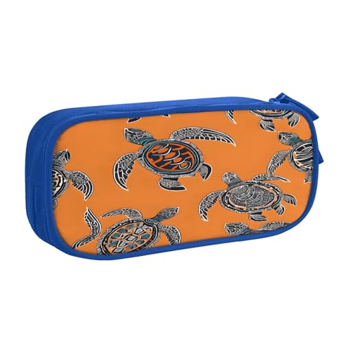 JTXSFYZPB Federmäppchen für Studenten, Mädchen, Jungen, niedliches Federmäppchen, großes Fassungsvermögen, Stifteetui mit Fächern, Doppelreißverschluss, Schreibwaren-Aufbewahrungs-Organizer (schwarz, von JTXSFYZPB