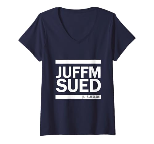 Damen JU FFM SUED T-Shirt mit V-Ausschnitt Damen JU FFM SUED T-Shirt mit V-Ausschnitt von JU Süd