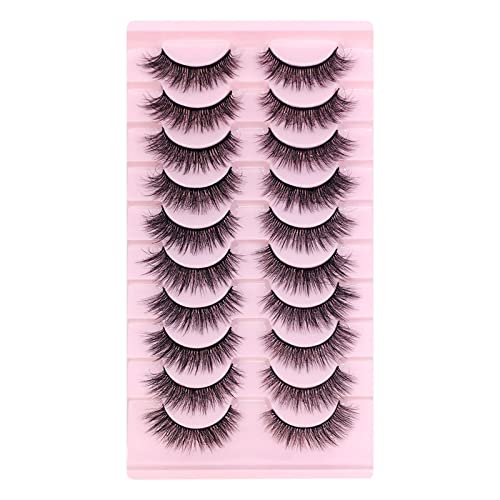 JUANMAO Geschenke für Frauen Falsche Wimpern lange wimpern Long Lasting False Lash wimpern shampoo eyelash extension cluster lashes wimpern halbe wimpern natürliches von JUANMAO