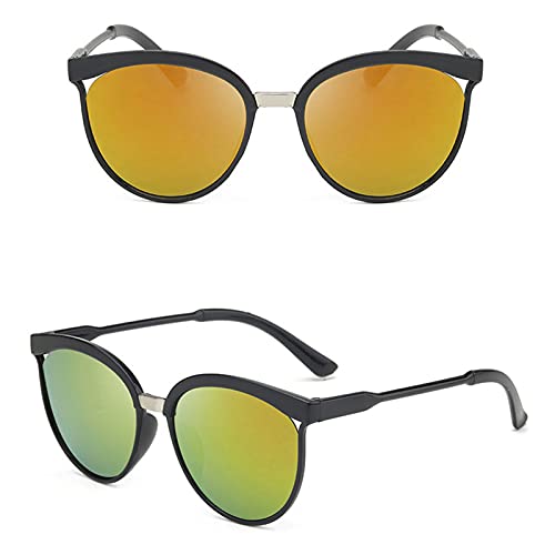 JUANMAO Sonnenbrille Herren Polarisiert Retro Sonnenbrille Herz Spezialeffekte 2023 Trend Fahrradbrille Sunglasses Sport Sonnenbrillen Uv400 Rennrad Brille Für Radfahren Laufen Golf Ski von JUANMAO