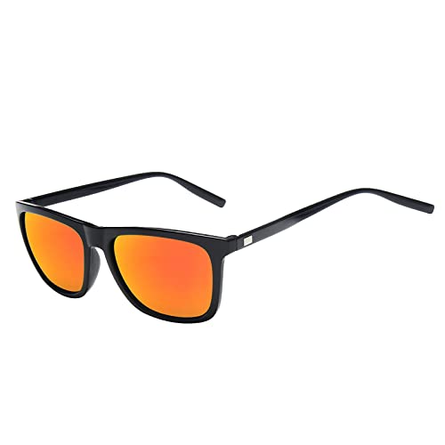 JUANMAO Sonnenbrille Herren Polarisiert Retro Sonnenbrille Herz Spezialeffekte 2023 Trend Fahrradbrille Sunglasses Sport Sonnenbrillen Uv400 Rennrad Brille Für Radfahren Laufen Golf Ski von JUANMAO