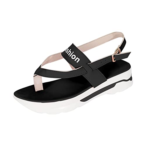 Sandalen Damen Sommer Orthopädische Schuhe Slingback Slide Sport Strick Sandalen Mit Luftkissen Leichte Laufschuhe Clogs Plateau Rutschfest Frauen Barfuss Sandalette Sneaker Sportschuhe Turnschuhe von JUANMAO