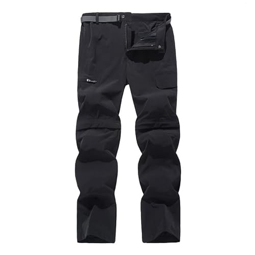 Wanderhose Herren abnehmbare Shorts wasserdichte Outdoorhose Fahrrad Outdoorhose Elastische Taille Sweatpants Stretch Arbeitshosen Militär Tactical Hosen mit Stretch Ranger Hose für Jagd Wandern von JUANMAO