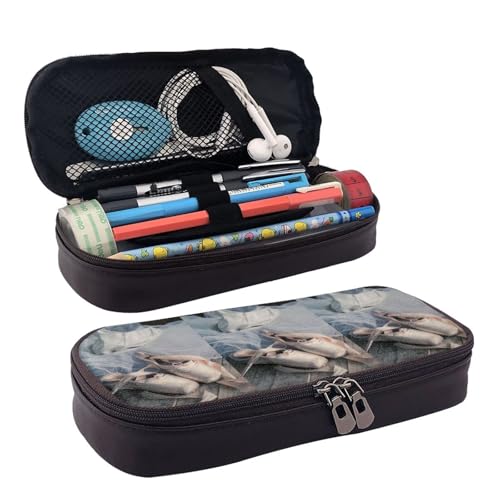 JUANYQME Ballettschuh-Leder-Federmäppchen für Mädchen und Jungen in der Schule, kann als Schreibwarentasche, kleine Aufbewahrungstasche und Kosmetiktasche verwendet werden., Schwarz , Einheitsgröße, von JUANYQME