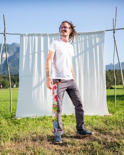 JUAdesign Kletter- und Wander Hose - OCEAN Herren, dynamisch, chic, stilvoll von JUAdesign