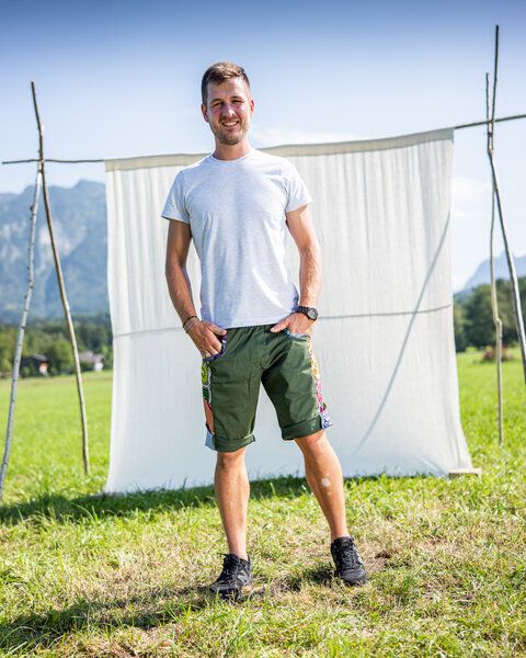 JUAdesign Kletter- und Wander Short - OCEAN SHORT Herren, lebhaft, farbenfroh, vielseitig von JUAdesign