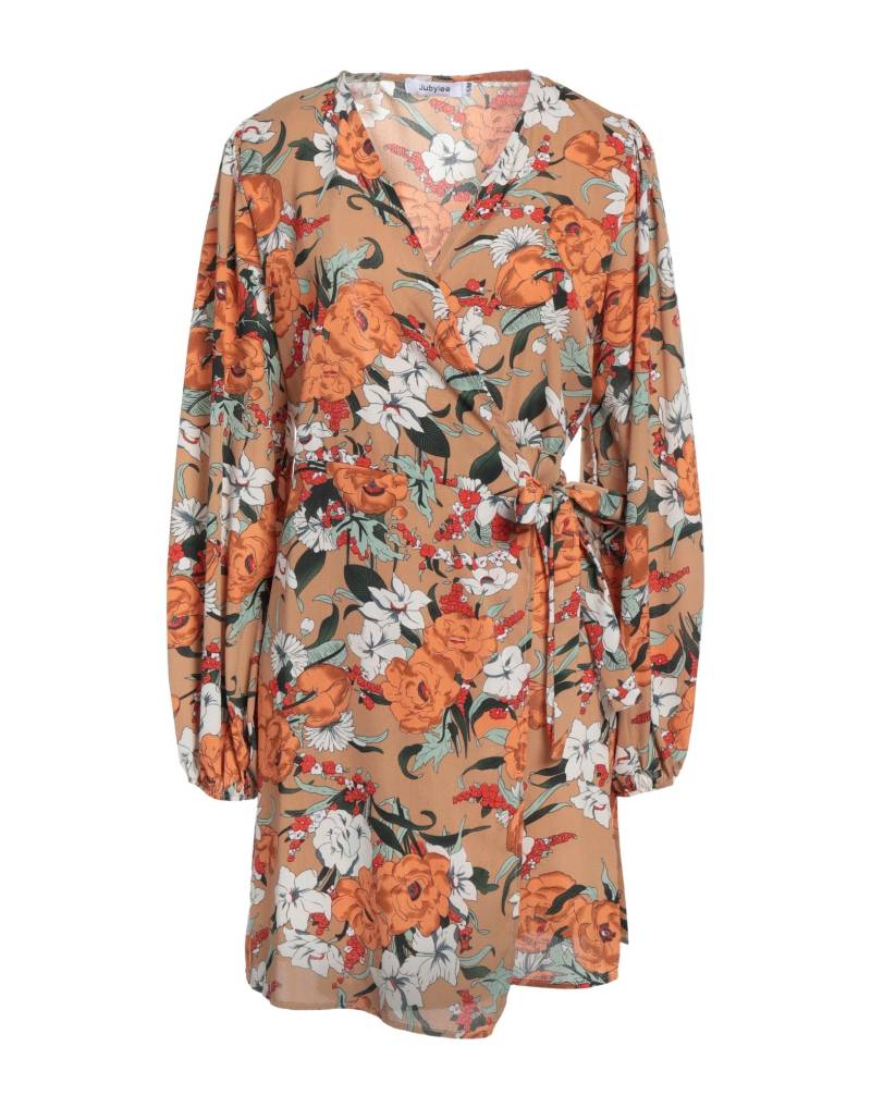 JUBYLEE by FÉMININE Mini-kleid Damen Kamel von JUBYLEE by FÉMININE