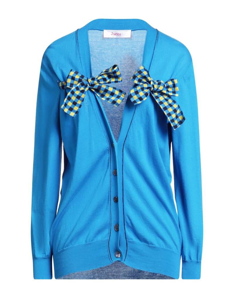 JUCCA Strickjacke Damen Azurblau von JUCCA