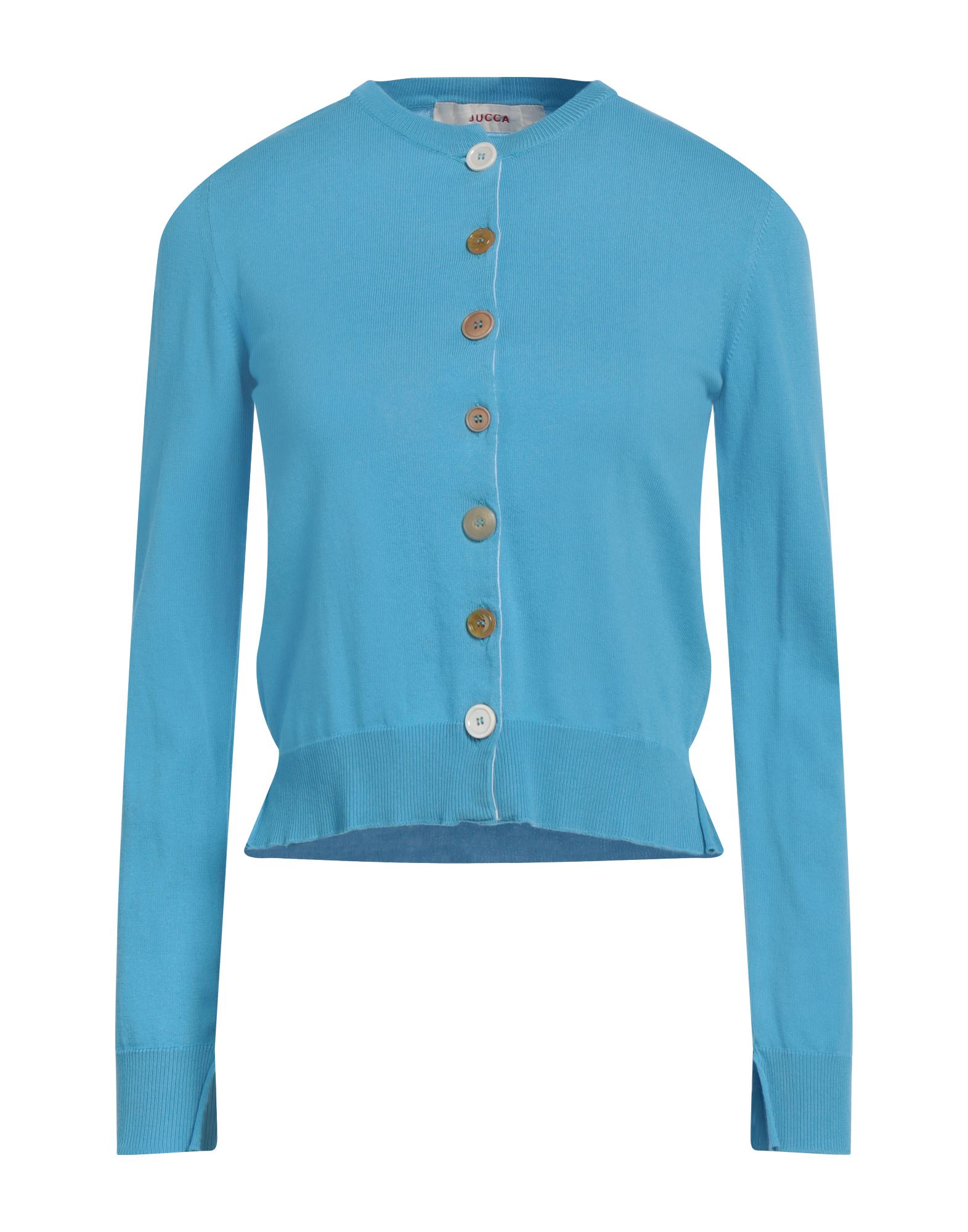 JUCCA Strickjacke Damen Azurblau JUCCA Strickjacke Damen Azurblau von JUCCA