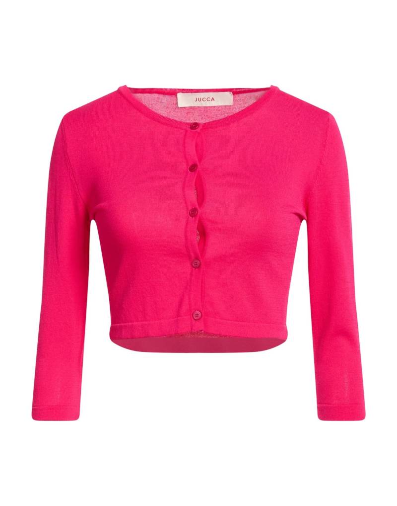 JUCCA Strickjacke Damen Fuchsia von JUCCA