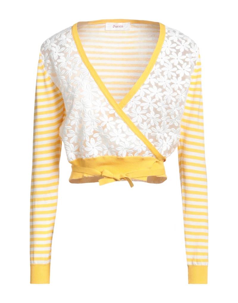 JUCCA Wickelpullover Damen Gelb von JUCCA