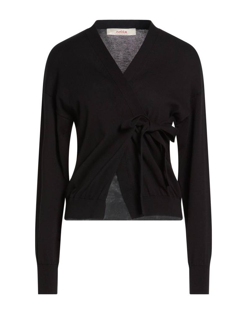 JUCCA Wickelpullover Damen Schwarz von JUCCA