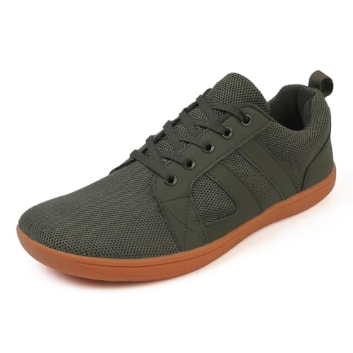 JUCHRZEY Barfußschuhe, atmungsaktive Mesh-Sneaker, leichte, lässige Laufschuhe, minimalistische Wanderschuhe, Outdoor-Sportschuhe von JUCHRZEY