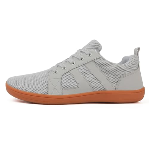 JUCHRZEY Barfußschuhe, atmungsaktive Mesh-Sneaker, leichte, lässige Laufschuhe, minimalistische Wanderschuhe, Outdoor-Sportschuhe von JUCHRZEY