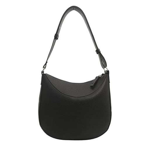 JUCHRZEY Frauen Vintage Schulter Tasche Einfarbig Vielseitige Umhängetasche Große Kapazität Casual Tote Handtasche Weibliche Täglichen Dating Tasche von JUCHRZEY