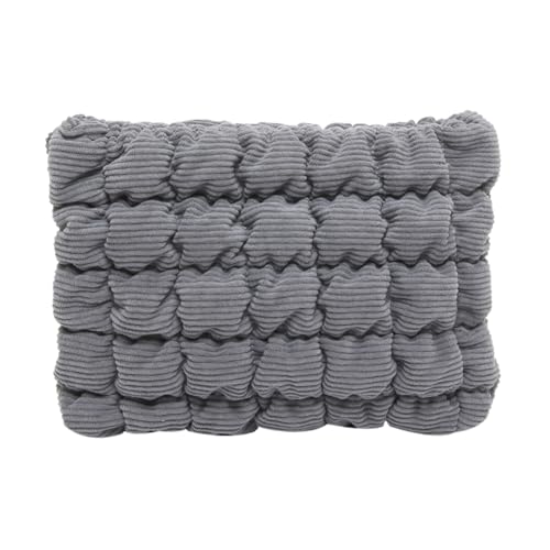 JUCHRZEY Gesteppte Kosmetiktasche mit Reißverschluss, Cord-Reise-Make-up-Tasche, Make-up-Organizer, Aufbewahrungstasche for Frauen und Mädchen von JUCHRZEY