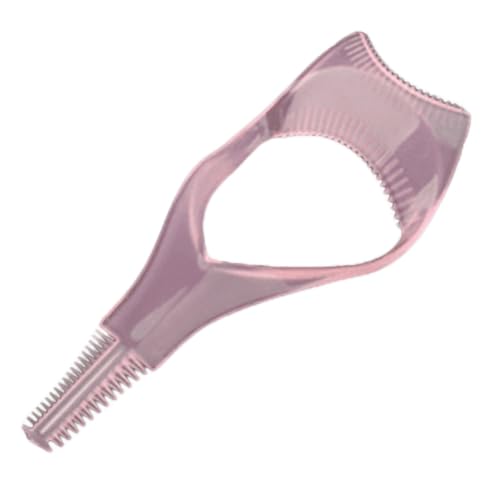 JUCHRZEY Kunststoff-Make-up-Wimpernwerkzeug, wiederverwendbarer oberer und unterer Wimpern-Mascara-Schutz, 3-in-1-Wimpernbürste, Lockenwickler, Mascara-Schutz for Make-up von JUCHRZEY