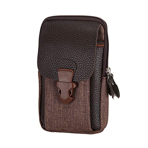 JUCHRZEY Männer Leinwand Fanny Taille Tasche Multi-Funktion Business Universal Handy Gürtel Bum Tasche Tasche Outdoor Einkaufen von JUCHRZEY