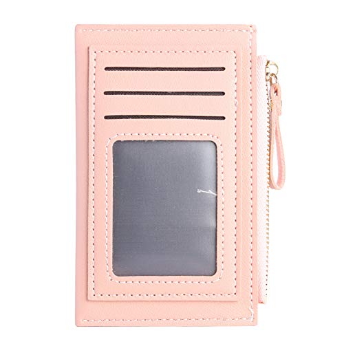 JUCHRZEY PU-Kreditkartenfächer, kontrastierende Farbe, modische Damen-Clutch, mehrere Fächer, Geldtaschen for weibliche Mädchen, Festival-Geschenke von JUCHRZEY