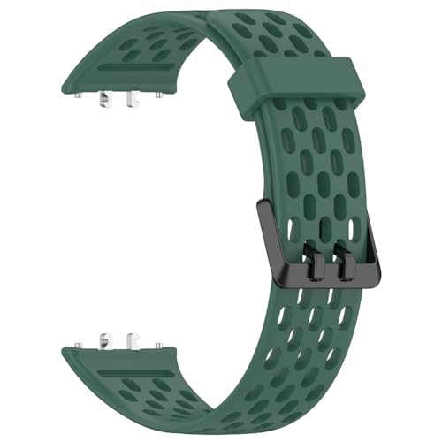 JUCHRZEY Silikon Verstellbares Uhrenarmband Atmungsaktives Uhrenarmband Ersatz-Smartwatch-Armband for Fit 3 Smart Watch von JUCHRZEY