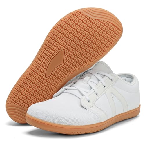 JUCHRZEY Walking-Sneaker, atmungsaktive Wanderschuhe, rutschfeste, Flache Mesh-Sneaker, Bequeme, leichte Schnürschuhe für Outdoor-Aktivitäten von JUCHRZEY