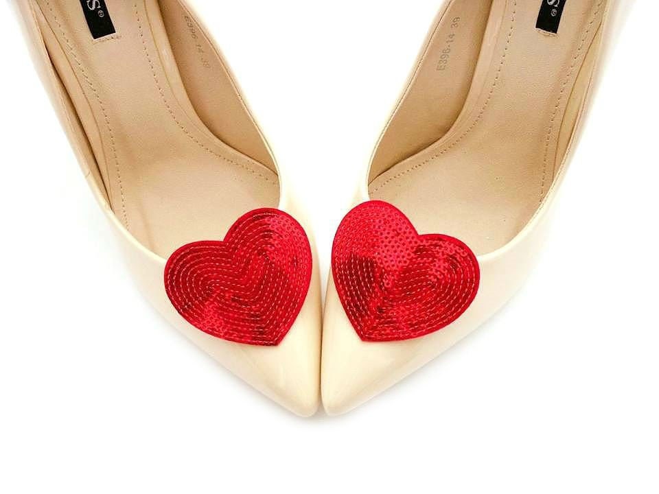 Rote Herz-Schuhclips - Judaeve Rote Herz-Schuhclips - Judaeve von JUDAEVE