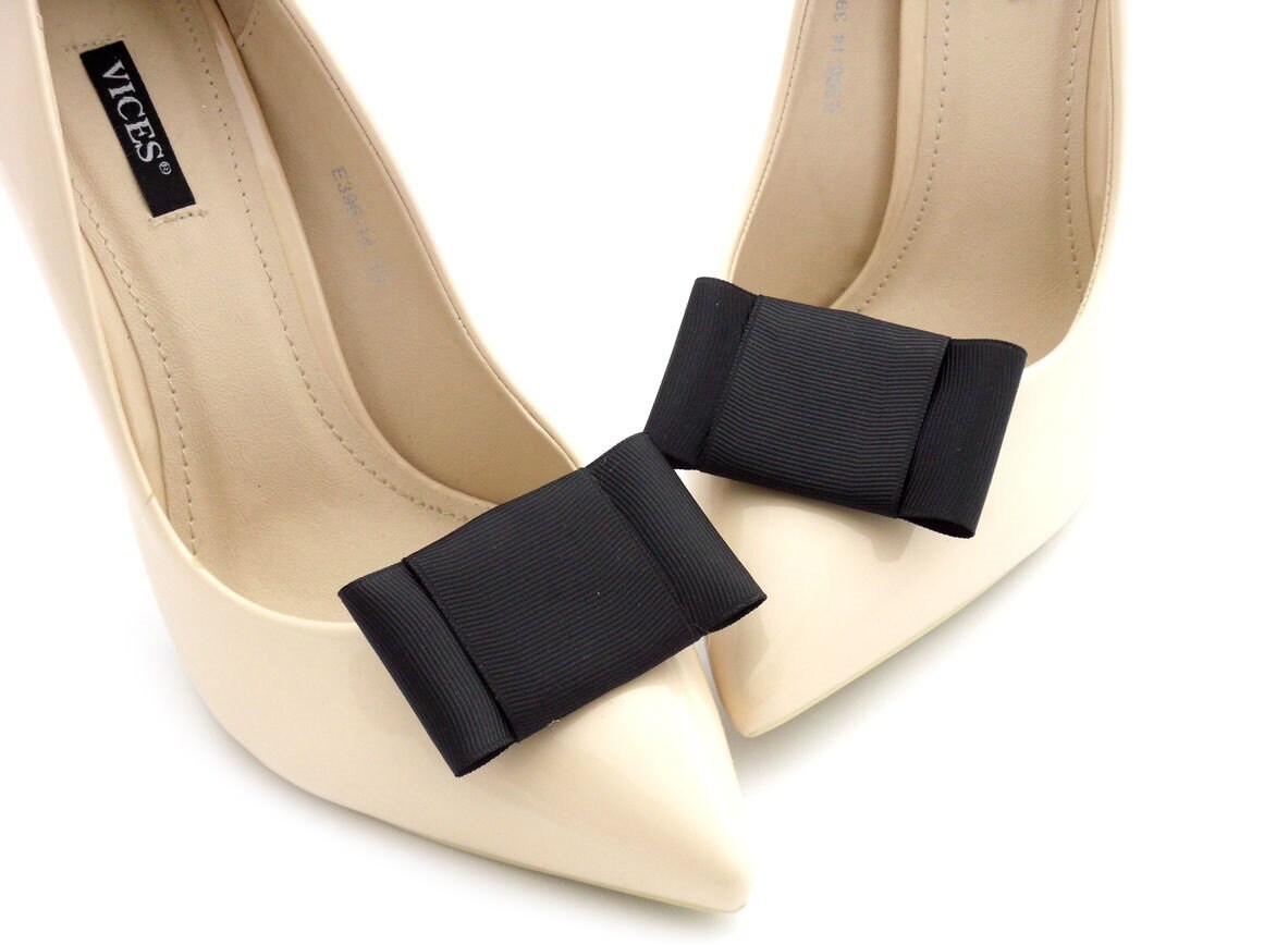 Schwarze Schuhclips, Schuhdekorationen, Schleifen, Judaeve Schwarze Schuhclips, Schuhdekorationen, Schleifen, Judaeve von JUDAEVE