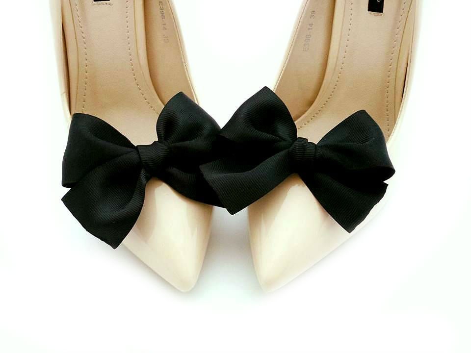 Schwarze Schuhclips, Schuhdekorationen, Schleifen, Judaeve Schwarze Schuhclips, Schuhdekorationen, Schleifen, Judaeve von JUDAEVE