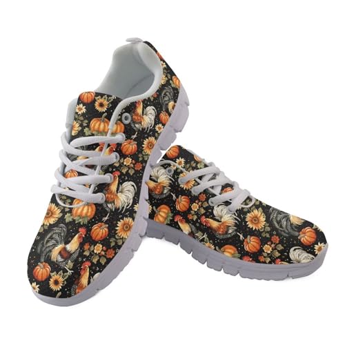 JUDENTIDOS Damen-Laufschuhe, atmungsaktive Tennisschuhe, Netzstoff, Walking-Sneaker, Autumn Leaves Pumpkin Chicken, 40 EU JUDENTIDOS Damen-Laufschuhe, atmungsaktive Tennisschuhe, Netzstoff, Walking-Sneaker, Autumn Leaves Pumpkin Chicken, 40 EU von JUDENTIDOS