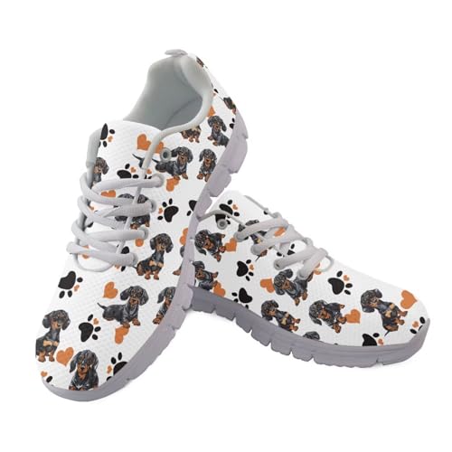 JUDENTIDOS Damen-Laufschuhe, atmungsaktive Tennisschuhe, Netzstoff, Walking-Sneaker, Funny Dackel Paws, 45 EU JUDENTIDOS Damen-Laufschuhe, atmungsaktive Tennisschuhe, Netzstoff, Walking-Sneaker, Funny Dackel Paws, 45 EU von JUDENTIDOS