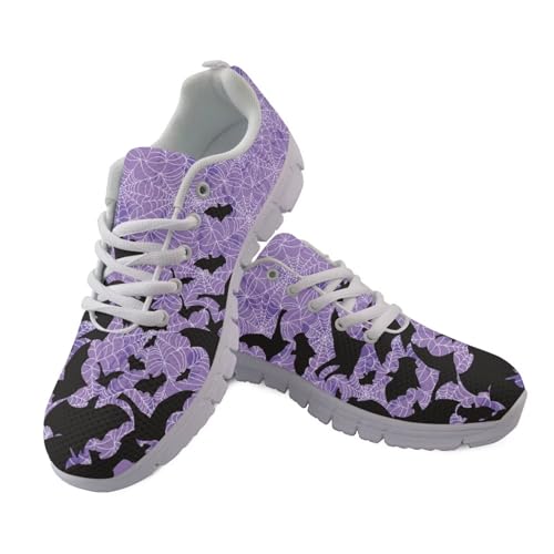 JUDENTIDOS Damen-Laufschuhe, atmungsaktive Tennisschuhe, Netzstoff, Walking-Sneaker, Halloween-Fledermäuse, 39 EU JUDENTIDOS Damen-Laufschuhe, atmungsaktive Tennisschuhe, Netzstoff, Walking-Sneaker, Halloween-Fledermäuse, 39 EU von JUDENTIDOS