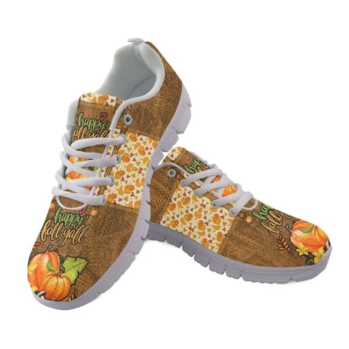 JUDENTIDOS Damen-Laufschuhe, atmungsaktive Tennisschuhe, Netzstoff, Walking-Sneaker, Herbst-Kürbisse, 45 EU JUDENTIDOS Damen-Laufschuhe, atmungsaktive Tennisschuhe, Netzstoff, Walking-Sneaker, Herbst-Kürbisse, 45 EU von JUDENTIDOS