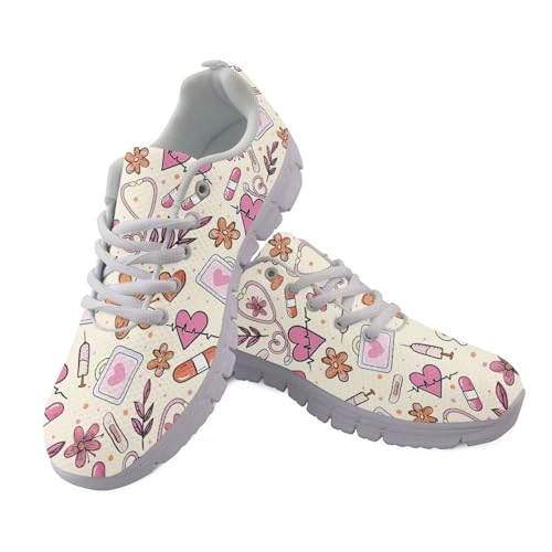 JUDENTIDOS Damen-Laufschuhe, atmungsaktive Tennisschuhe, Netzstoff, Walking-Sneaker, Nurse Medical, 43.5 EU JUDENTIDOS Damen-Laufschuhe, atmungsaktive Tennisschuhe, Netzstoff, Walking-Sneaker, Nurse Medical, 43.5 EU von JUDENTIDOS