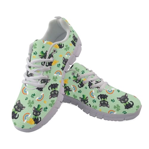 JUDENTIDOS Damen-Laufschuhe, atmungsaktive Tennisschuhe, Netzstoff, Walking-Sneaker, St Patrick S Day Black Cat, 47 EU JUDENTIDOS Damen-Laufschuhe, atmungsaktive Tennisschuhe, Netzstoff, Walking-Sneaker, St Patrick S Day Black Cat, 47 EU von JUDENTIDOS